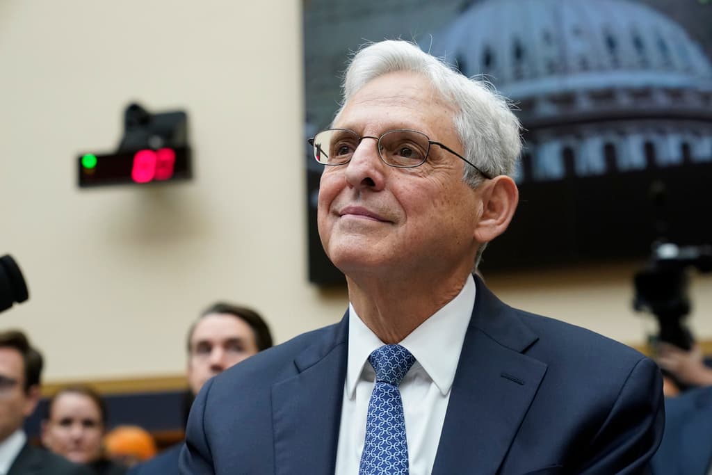 AP/Jacquelyn Martin Attorney General Garland during a House Judiciary Committee hearing, September 20, 2023, on Capitol Hill.