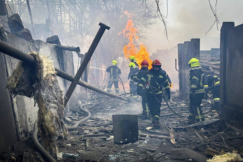 Ukrainian Emergency Service via AP