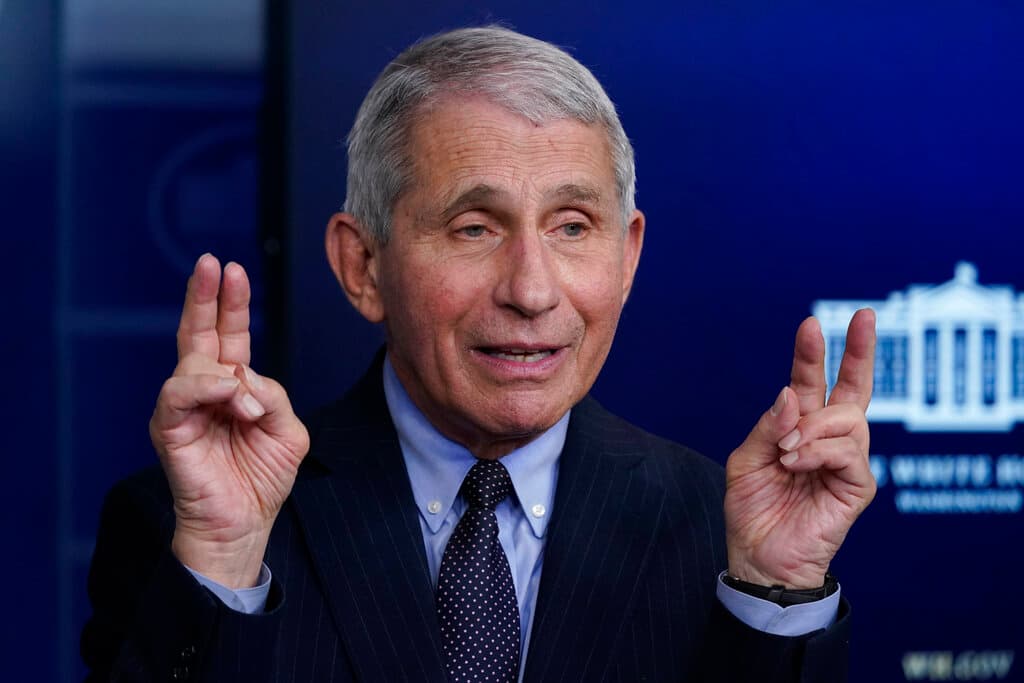 Dr. Anthony Fauci at Washington, D.C., on January 21, 2021.