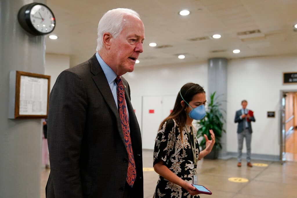 Senator Cornyn on Capitol Hill June 9, 2022. 