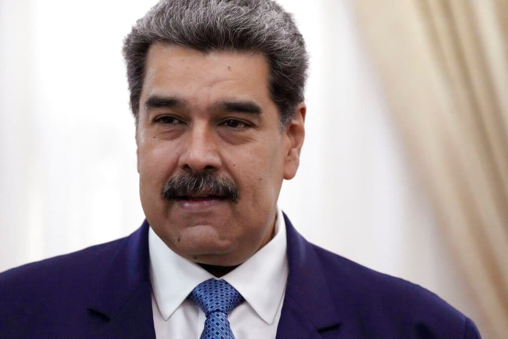The Venezuelan president, Nicolas Maduro, at Caracas on July 11, 2022.
