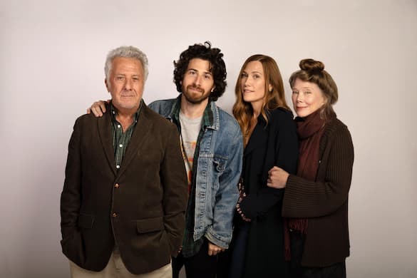 The stars of ‘Sam & Kate’: Dustin Hoffman, Jake Hoffman, Schuyler Fisk, and Sissy Spacek. 