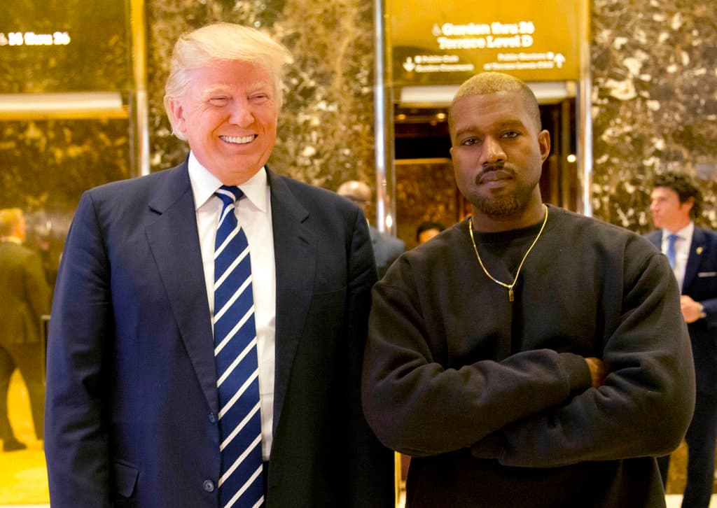 President Trump and Kanye West at Trump Tower on December 13, 2016.