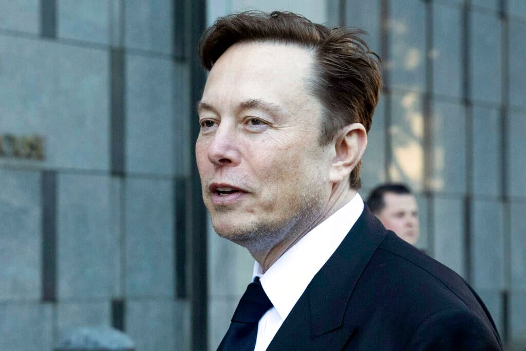 Elon Musk at San Francisco on January 24, 2023. 