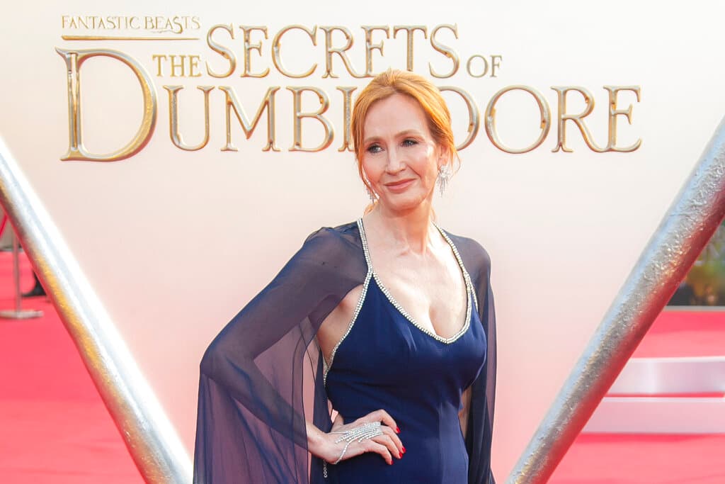 J. K. Rowling at London, March 29, 2022.