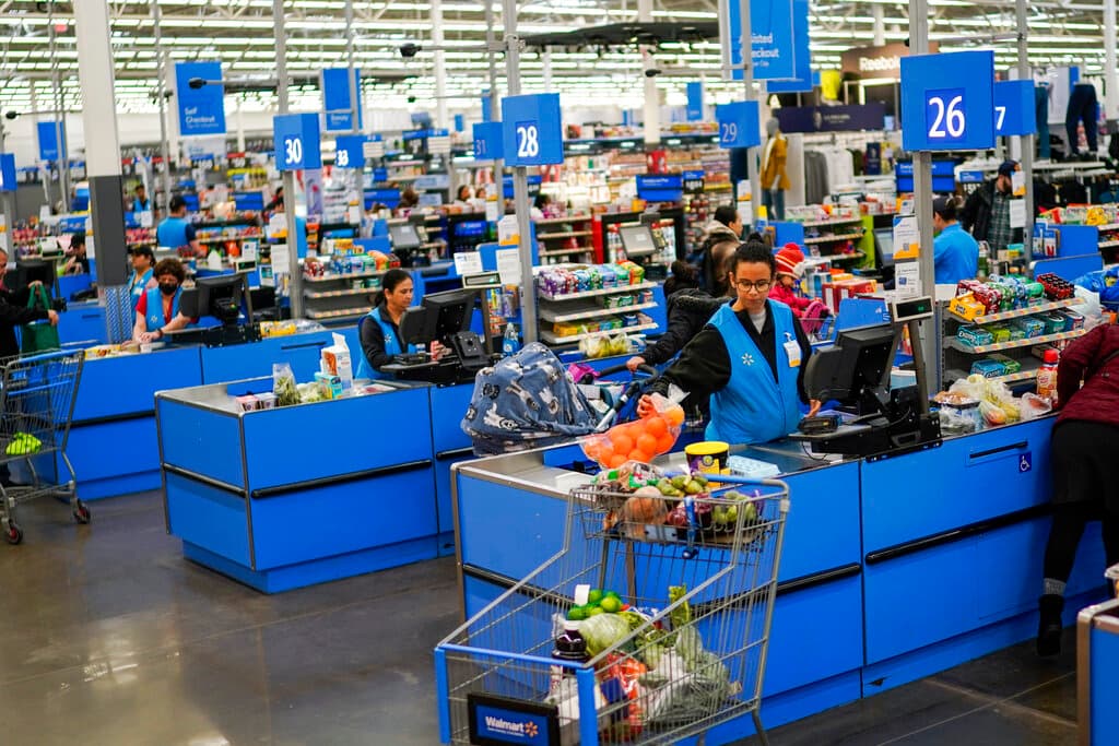 A Walmart Supercenter at North Bergen, New Jersey, February 9, 2023. 