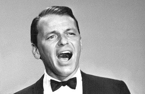Frank Sinatra performing in September 1962.
