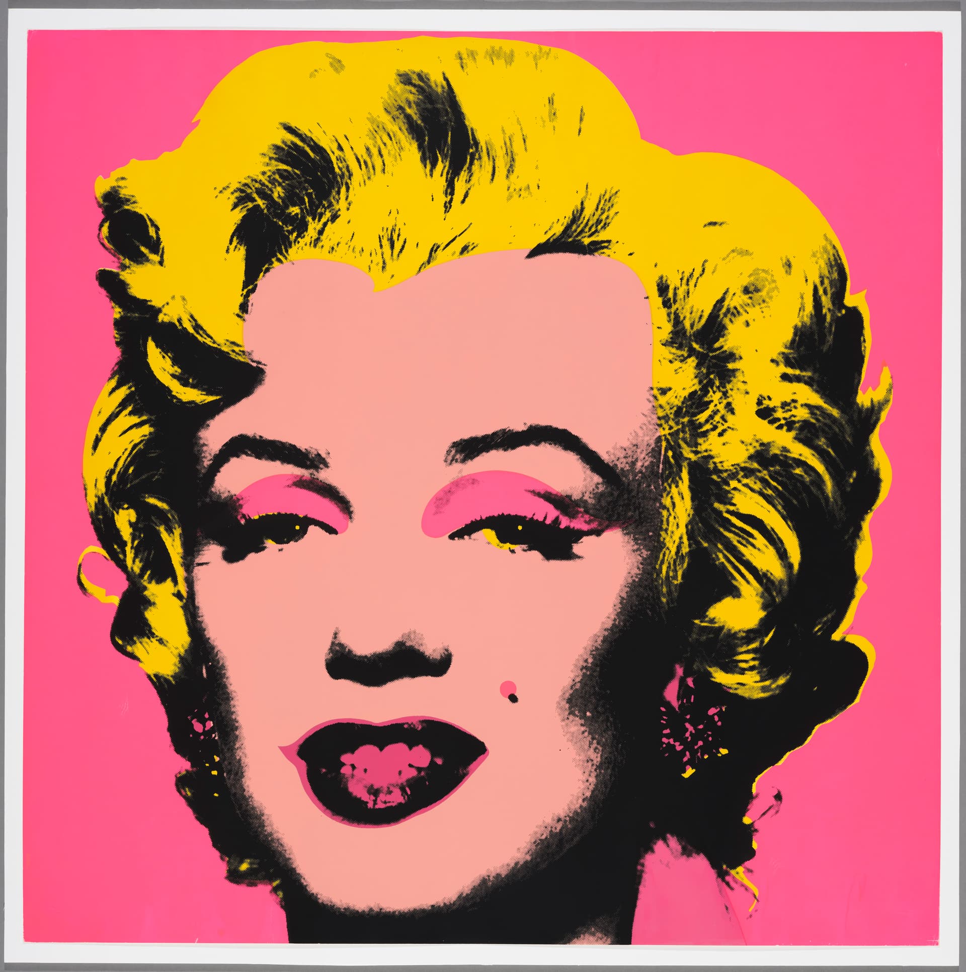 Andy Warhol, 'Marilyn,' AP edition C/Z, 1967, Screenprint. Detail.