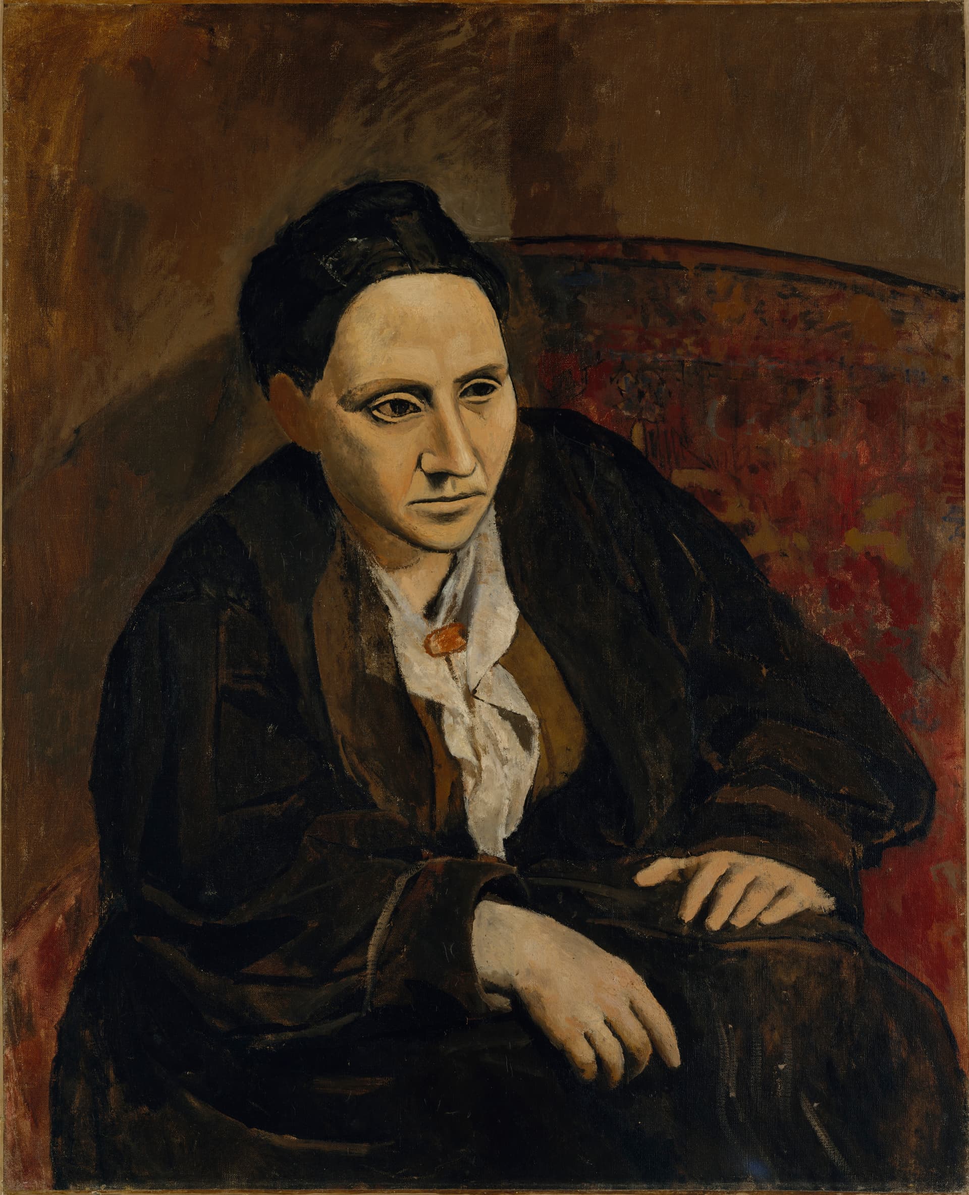 'Portrait of Gertrude Stein,' by Pablo Picasso, 1905-6. Metropolitan Museum of Art
