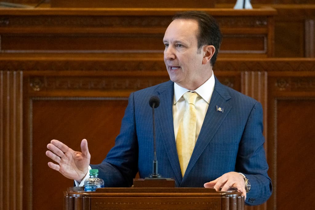 Louisiana's governor, Jeff Landry.