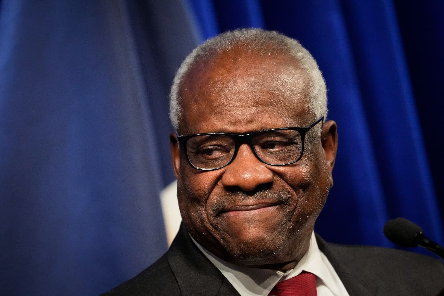 Associate Supreme Court Justice Clarence Thomas speaks at the Heritage Foundation on October 21, 2021 at Washington, DC. 