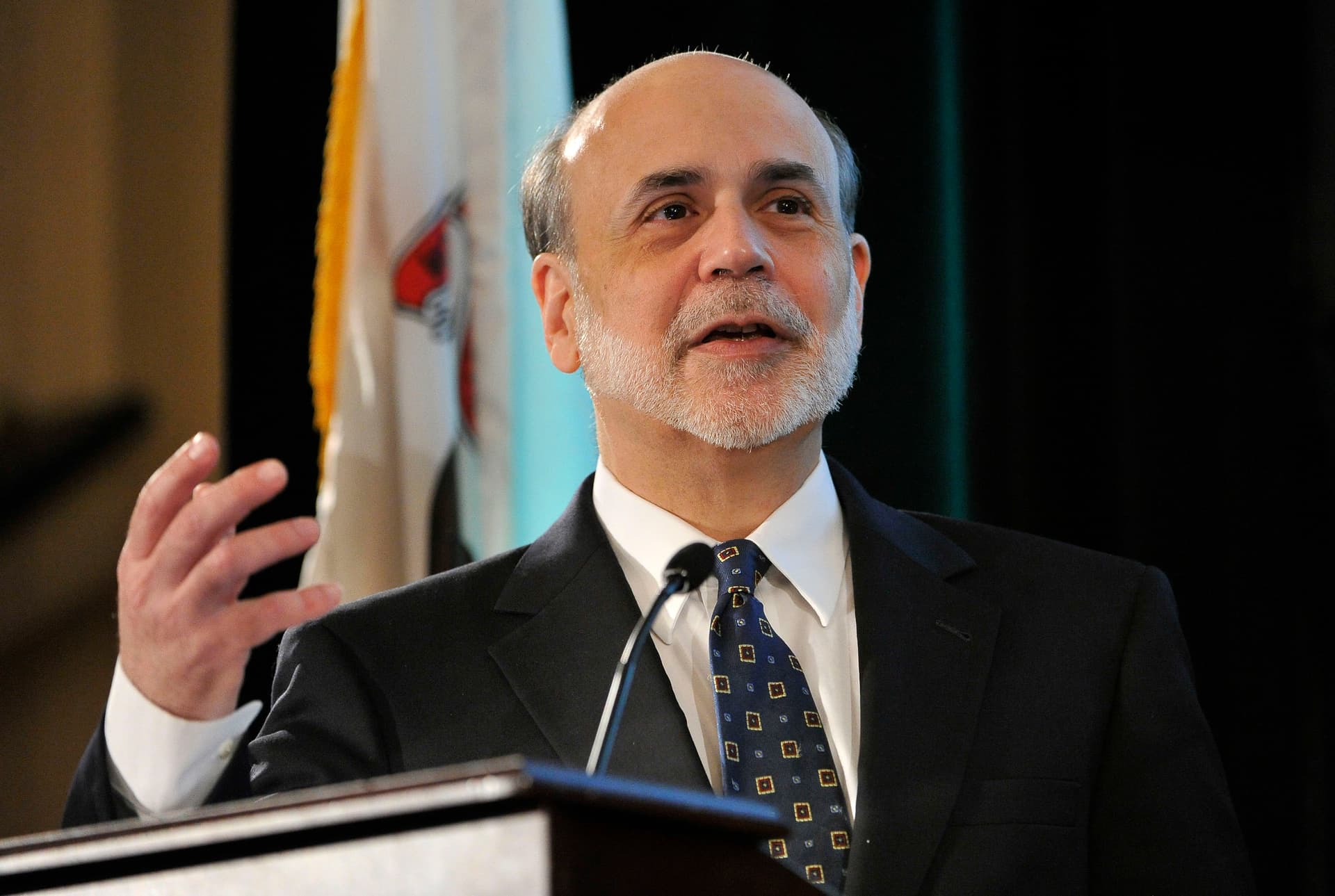 The Federal Reserve chairman, Ben Bernanke, on May 5, 2011 at Chicago.
