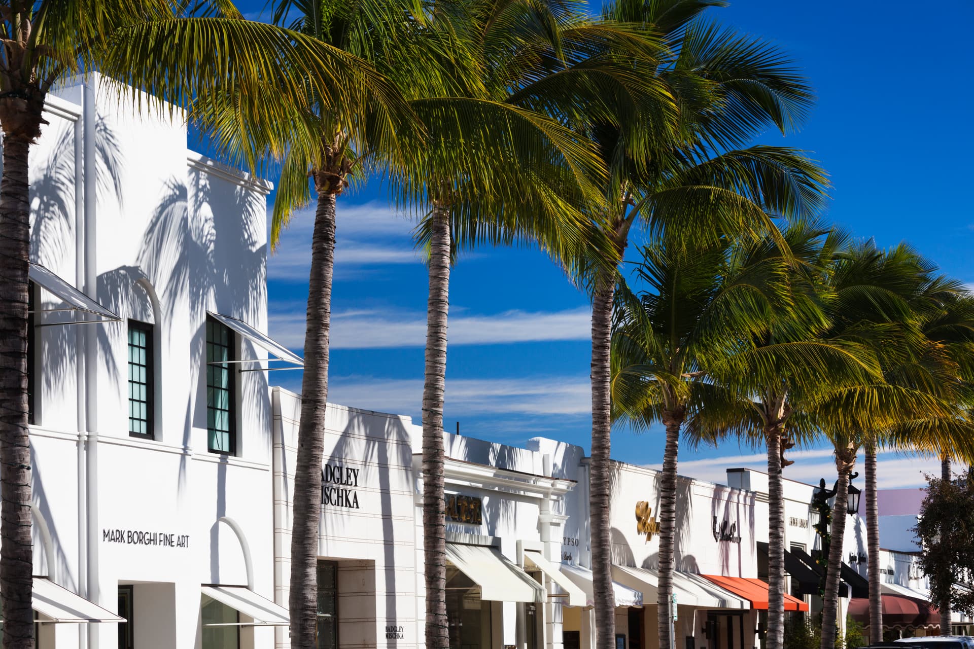 Worth Avenue in Palm Beach. 