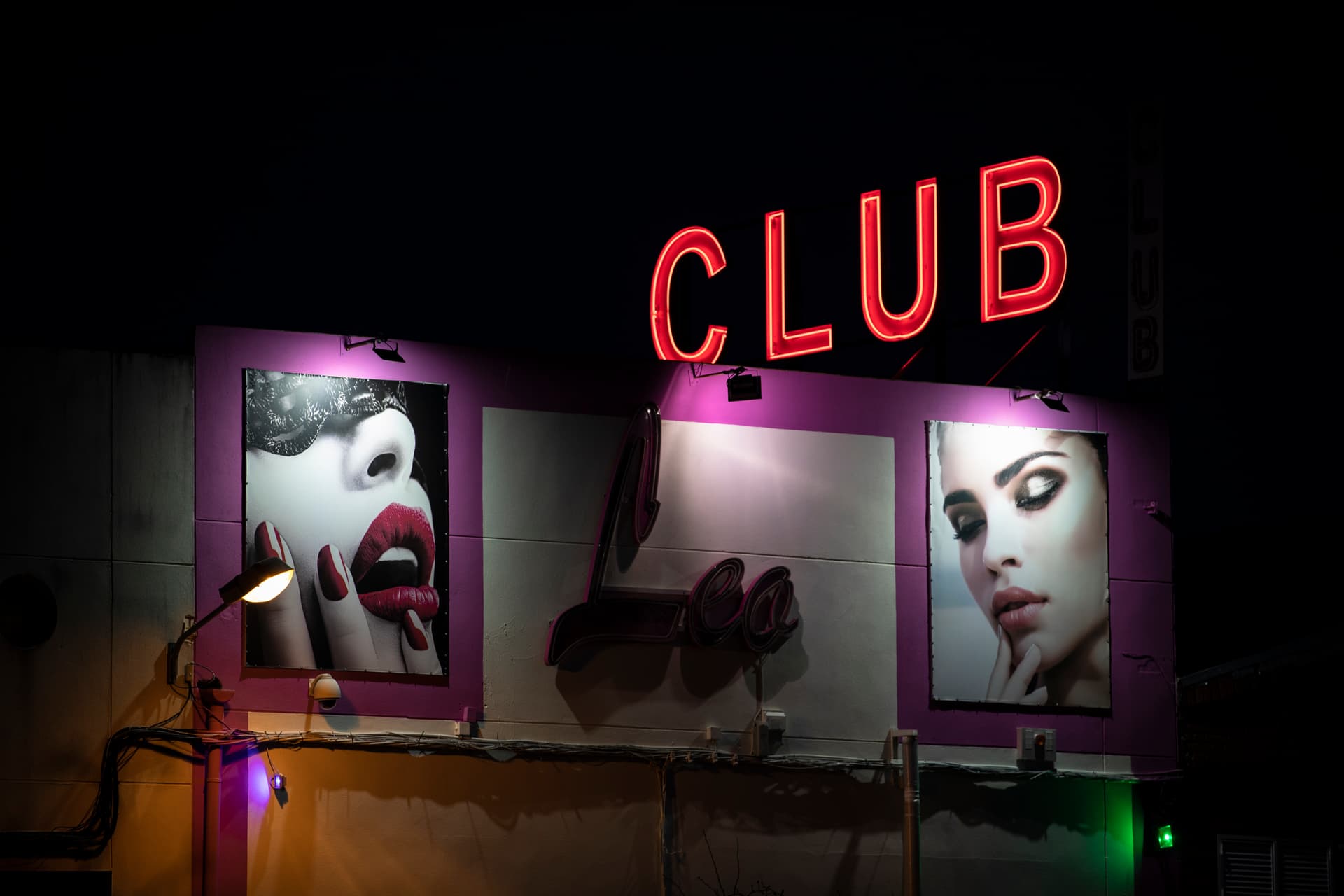 An adult nightclub.