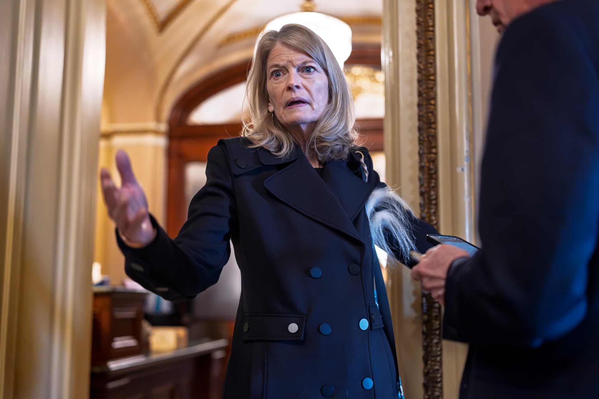 Senator Murkowski at the Capitol.