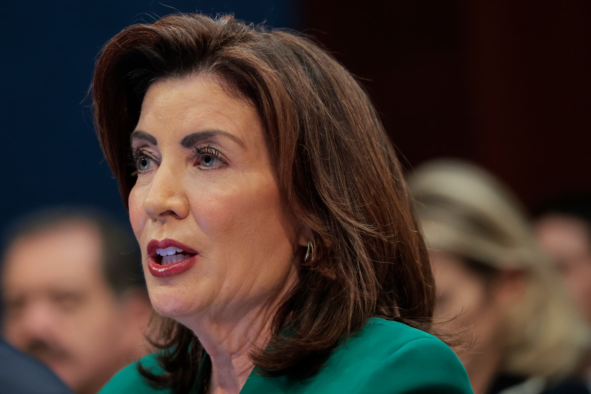 Governor Hochul at the Capitol on June 12, 2025. 