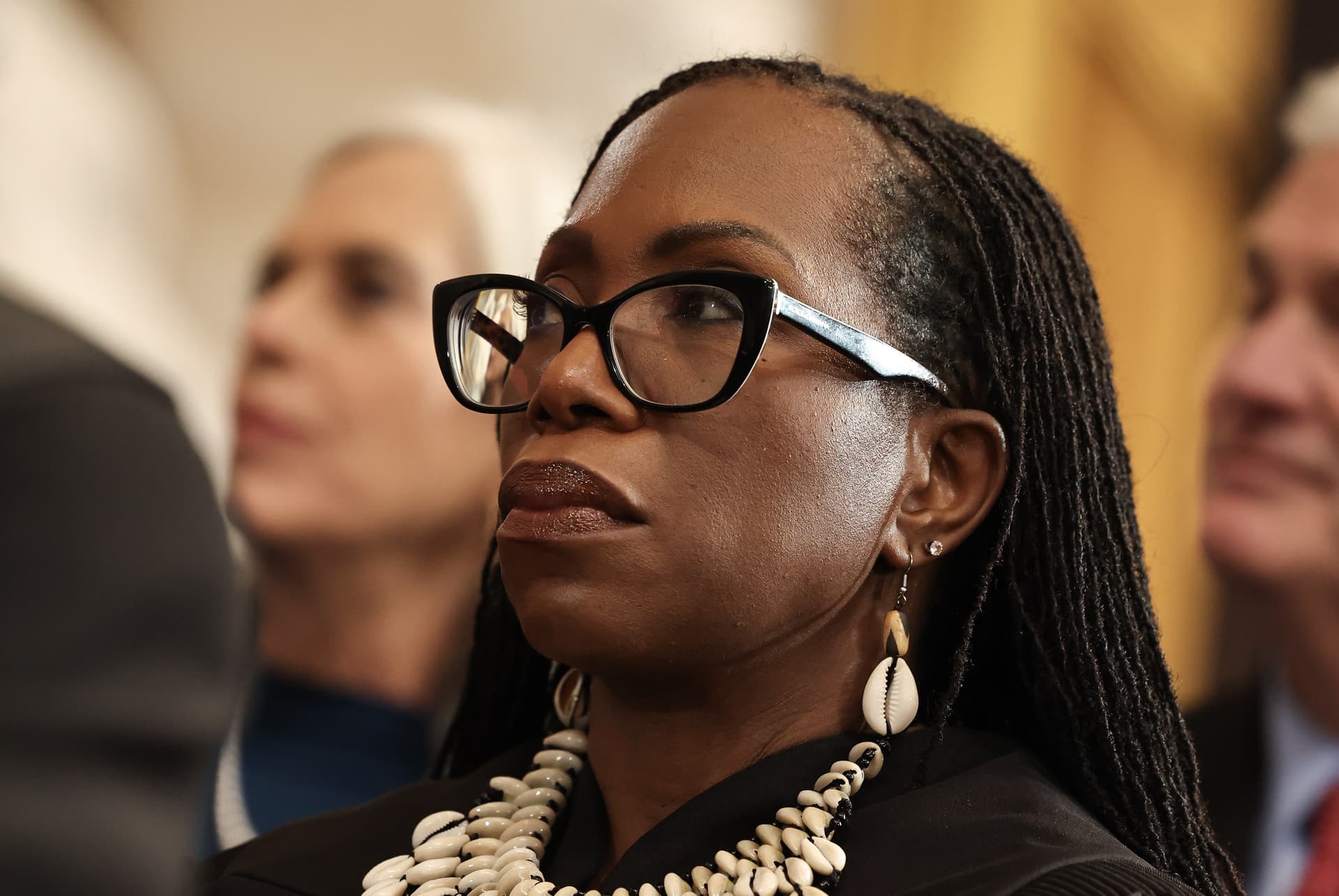 Justice Ketanji Brown Jackson at President Trump's inauguration  on January 20, 2025.