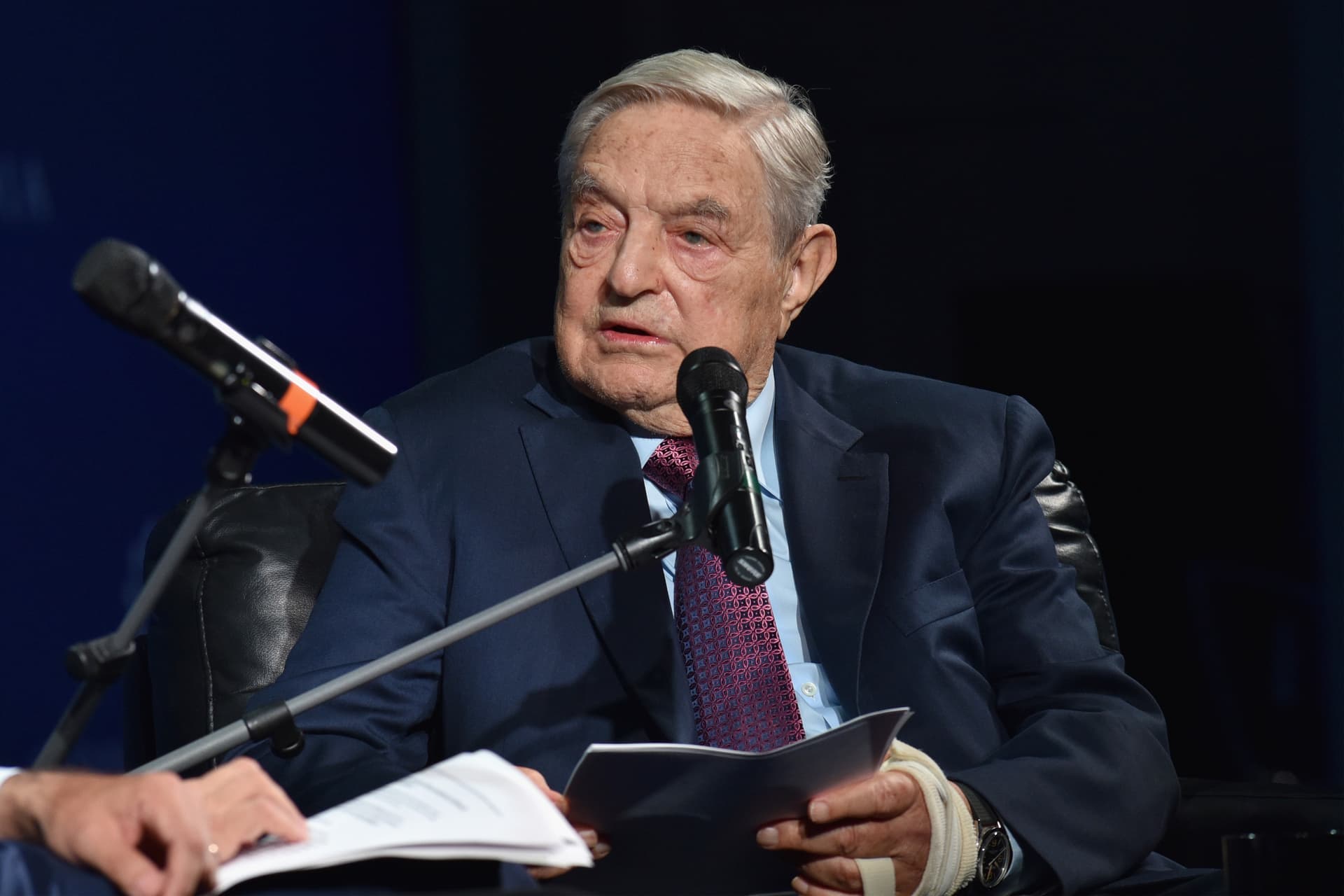 Financier and philanthropist George Soros.