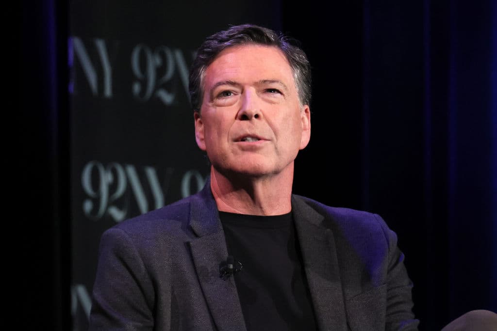 James Comey speaks onstage at 92NY on May 30, 2023 at New York City. 