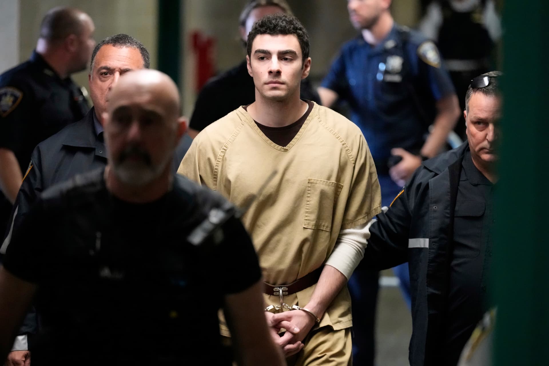 Luigi Mangione is escorted into Manhattan state court at New York on September 16, 2025. 