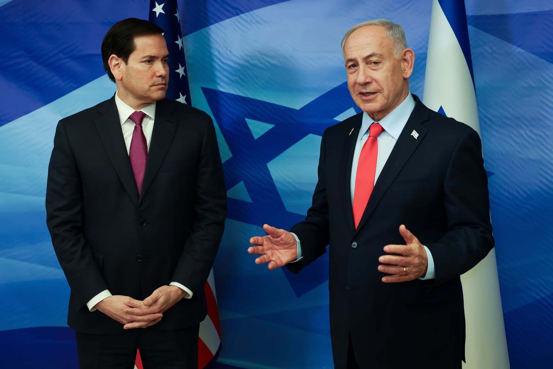 Secretary Marco Rubio and Prime Minister Benjamin Netanyahu at Jerusalem, October 23, 2025.