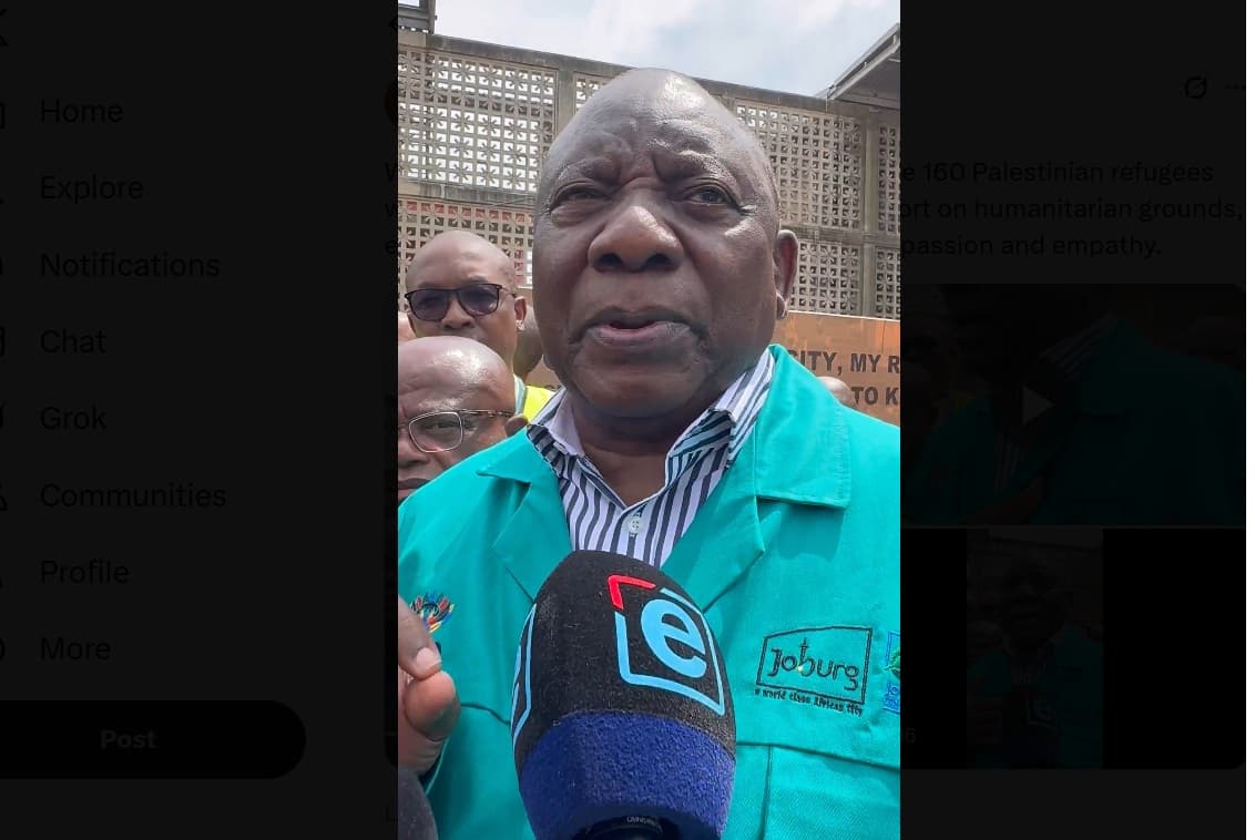 Cyril Ramaphosa via X.com