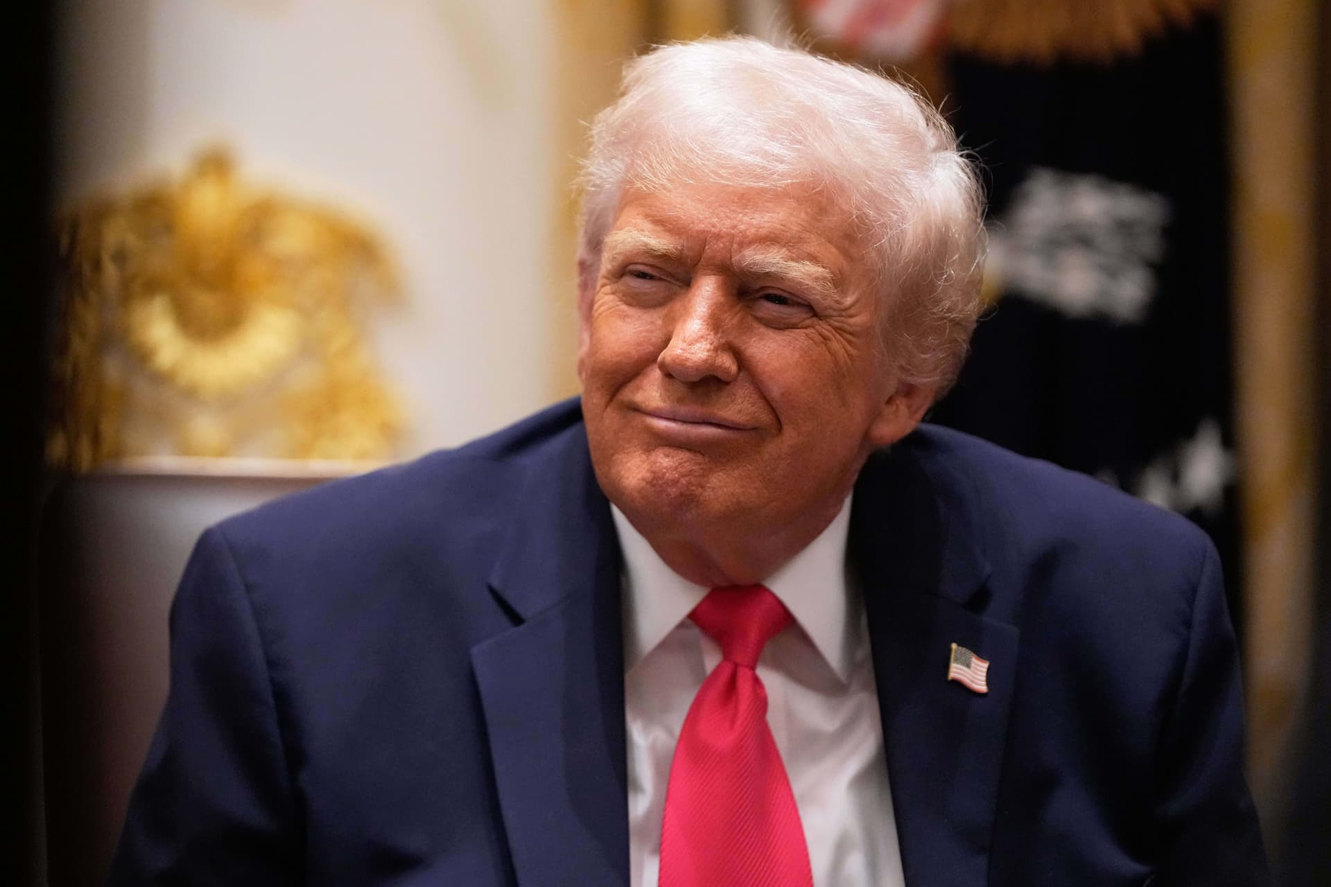 President Trump at a Cabinet meeting at the White House, December 2, 2025. 