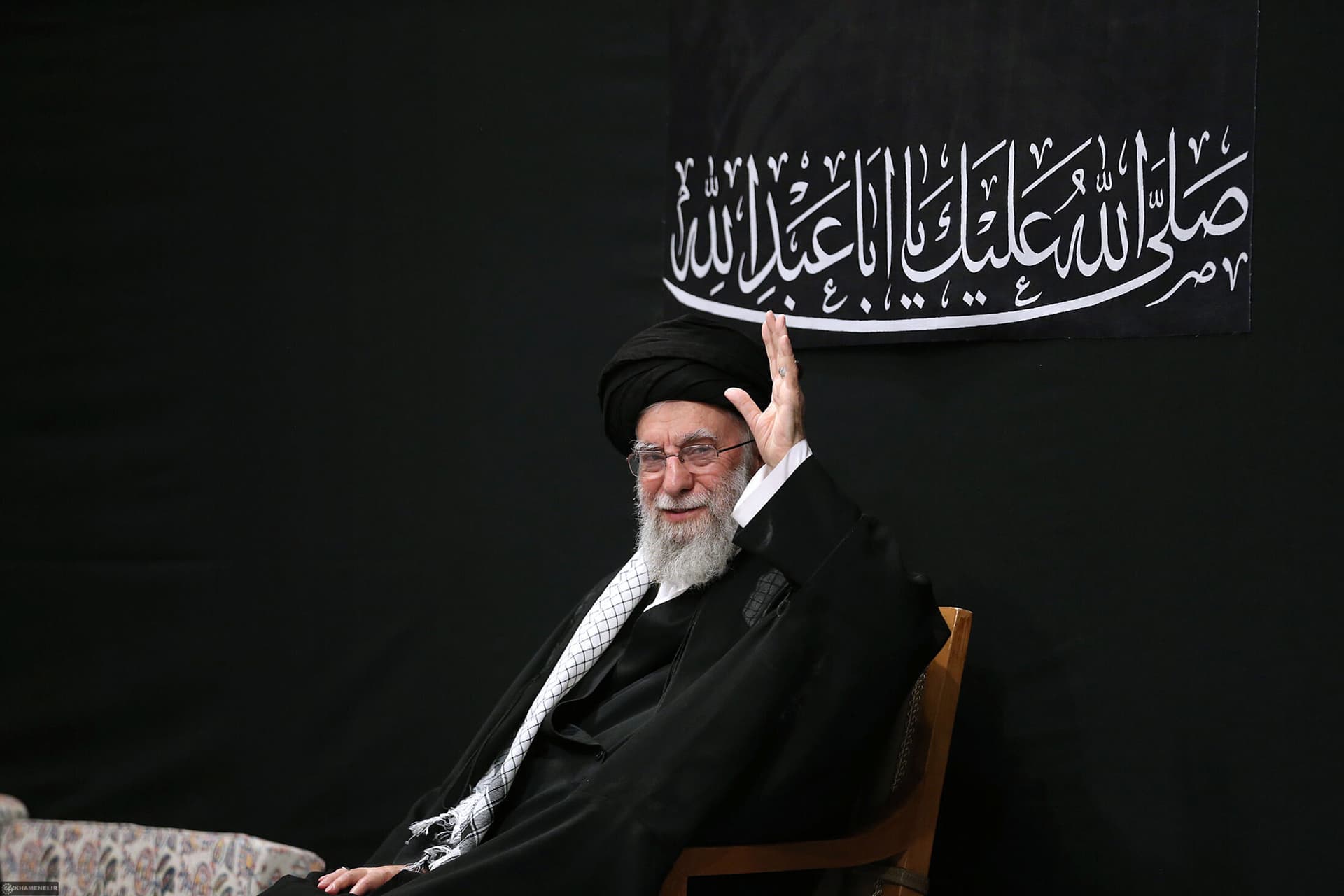 Ayatollah Ali Khamenei appears among his supporters for the first time since the Iran-Israel war at Tehran, Iran, on June 26, 2025. 