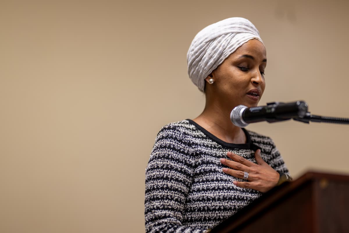 Congresswoman Ilhan Omar on January 27, 2026 at Minneapolis.