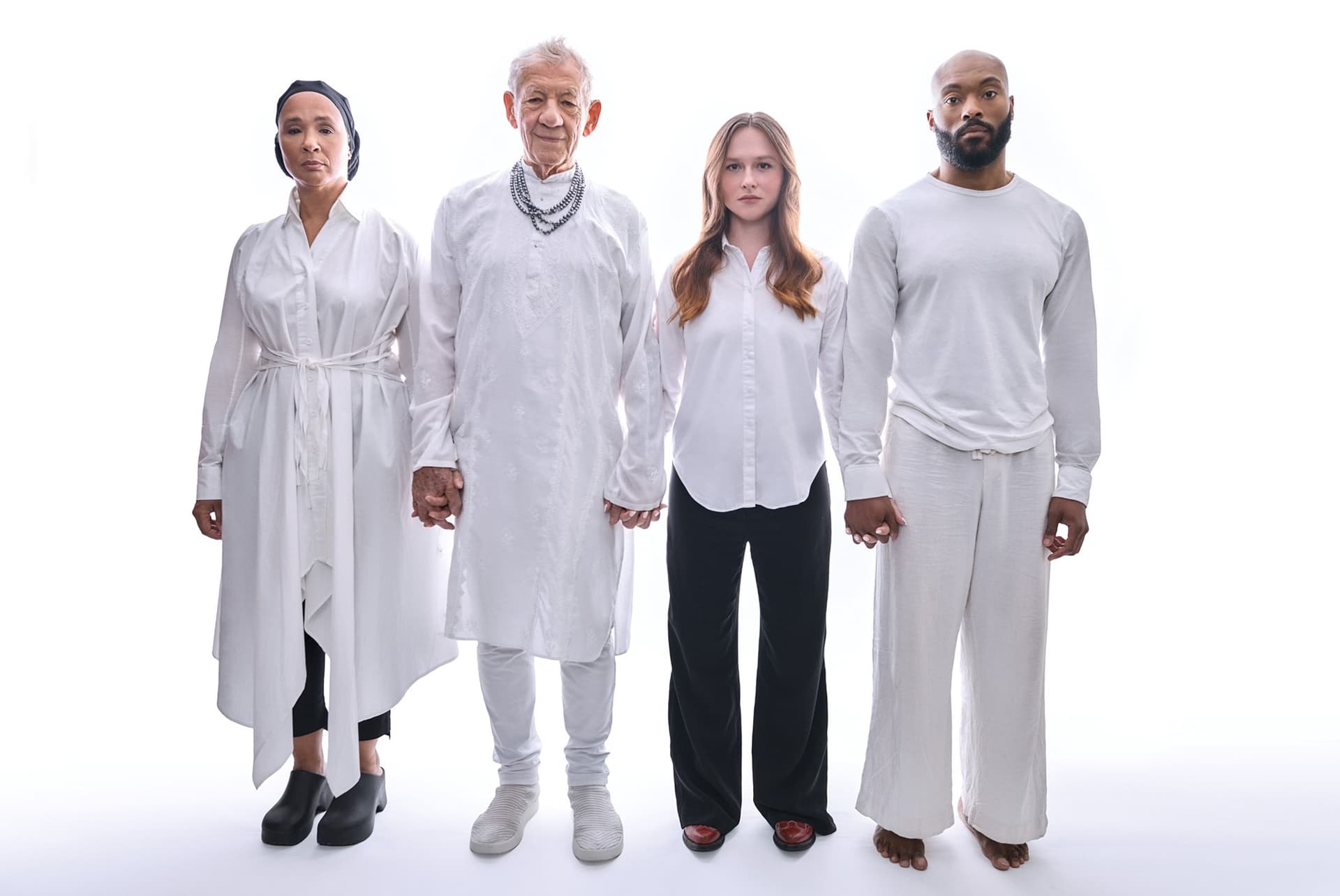 The cast of ‘An Ark’ playing at The Shed.