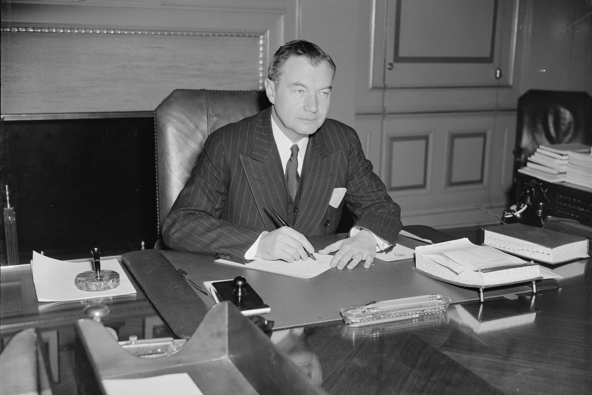 Then the attorney general, Justice Robert Jackson in 1940.
