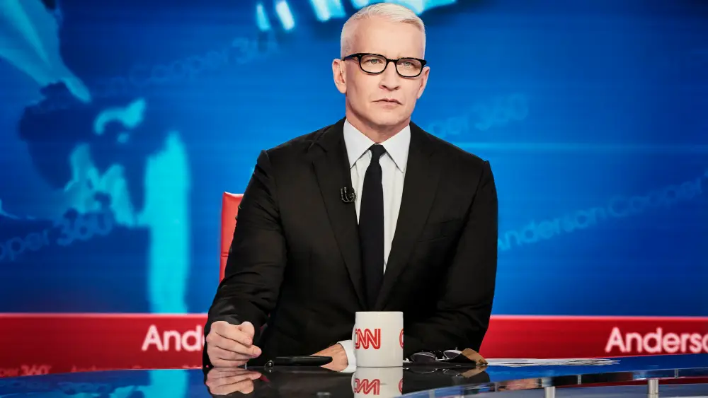 CNN's biggest star, Anderson Cooper.