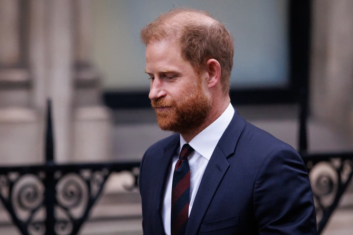 Prince Harry, Duke of Sussex departs from a court case against Associated Newspapers Ltd at The Royal Courts of Justice on January 21, 2026 at London.