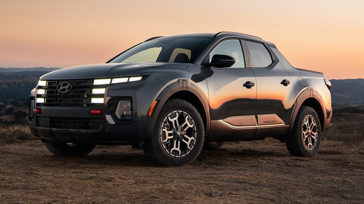 The Santa Cruz XRT is an off-road version of the compact pickup.
