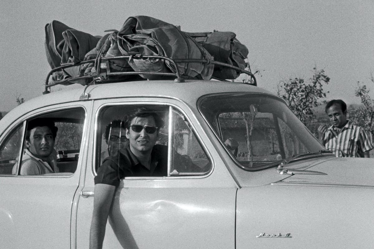 Samit Bhanja, Subhendu Chatterjee, Soumitra Chatterjee, and Rabi Ghosh in ‘Days and Nights in the Forest.’