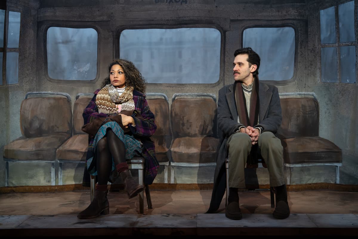 Rebecca Naomi Jones and Adam Chanler-Berat in 'Mother Russia' 
