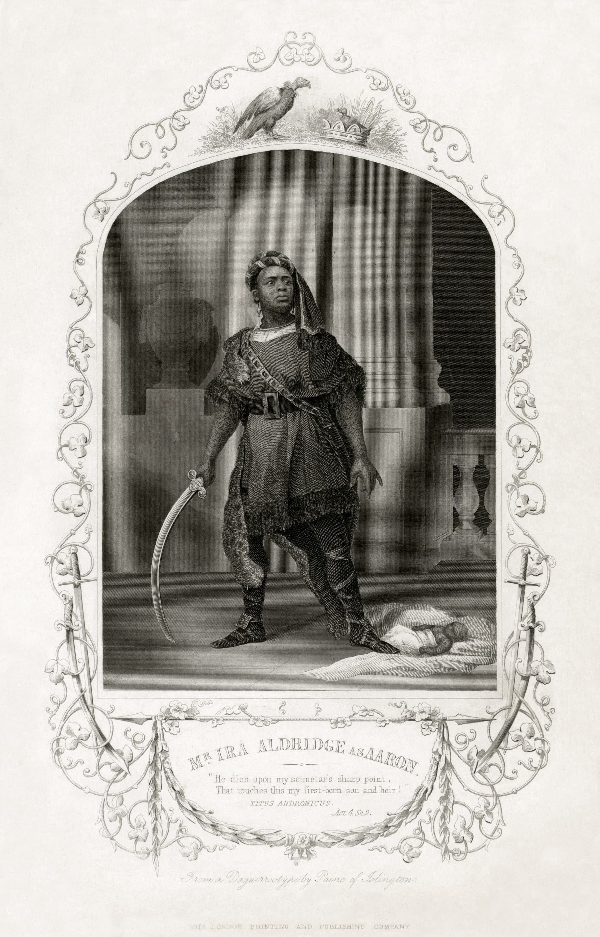 Ira Aldridge in 'Titus Andronicus'