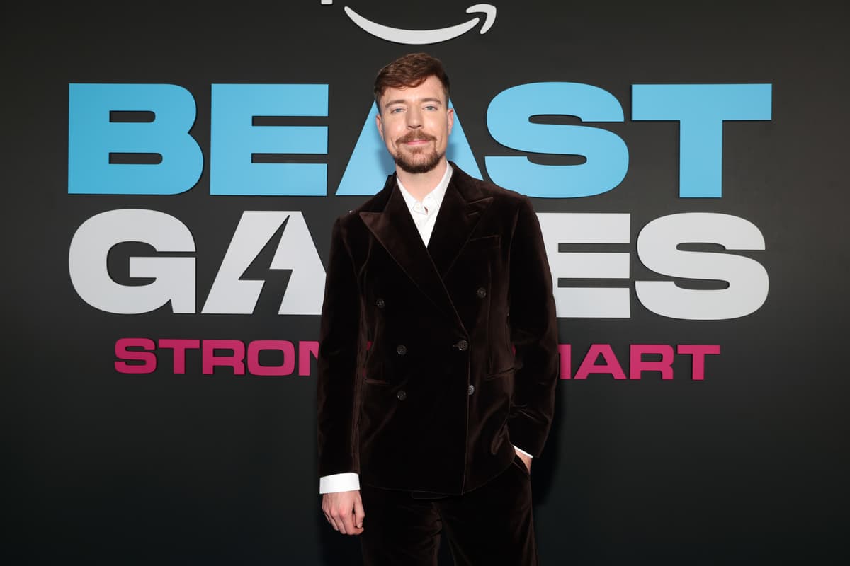  Jimmy Donaldson aka MrBeast attends the VIP screening of "Beast Games" Season Two at Los Angeles, California, on January 6, 2026.