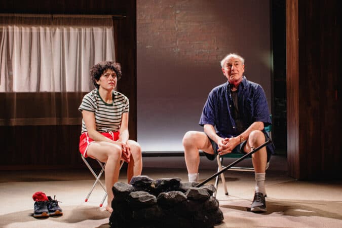 Alia Shawkat and Peter Friedman in 'You Got Older.'