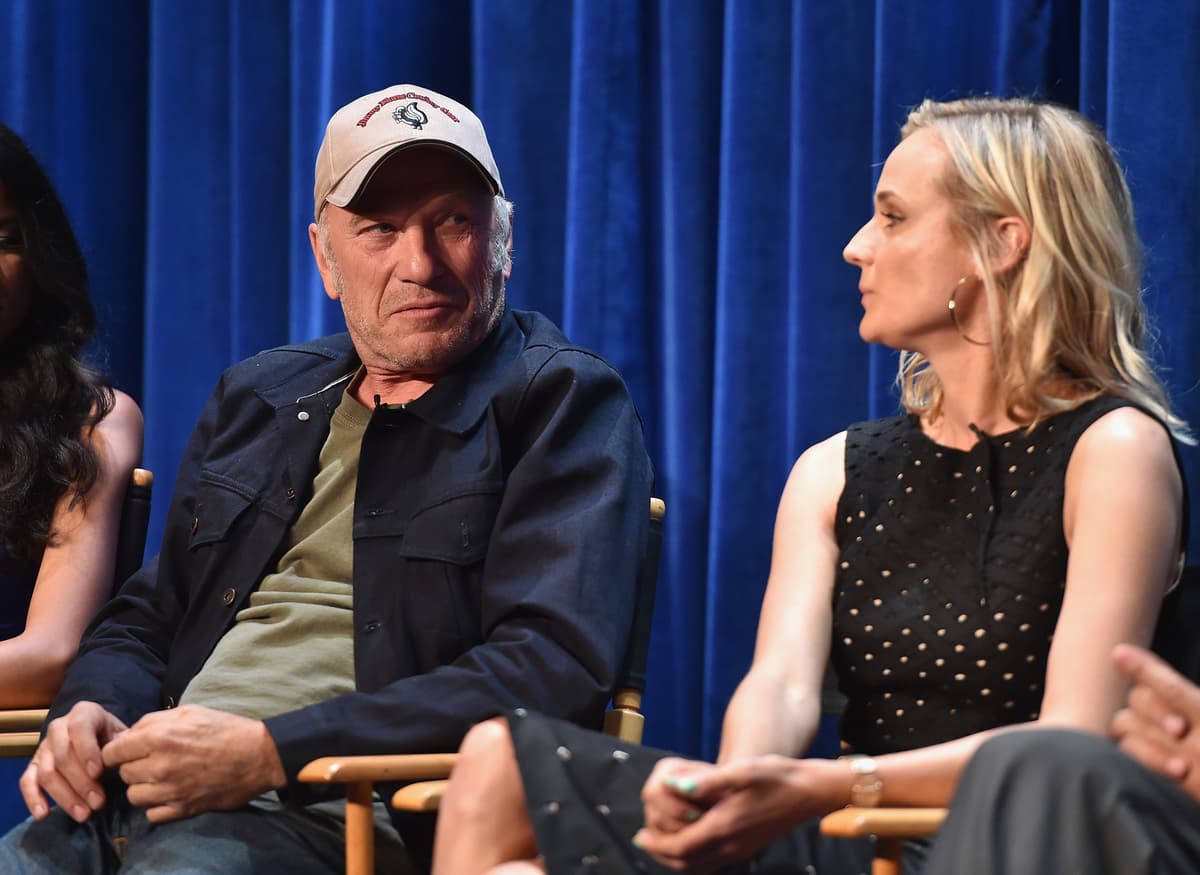 Actors Ted Levine and Diane Kruger at The Paley Center for Media on June 24, 2014.