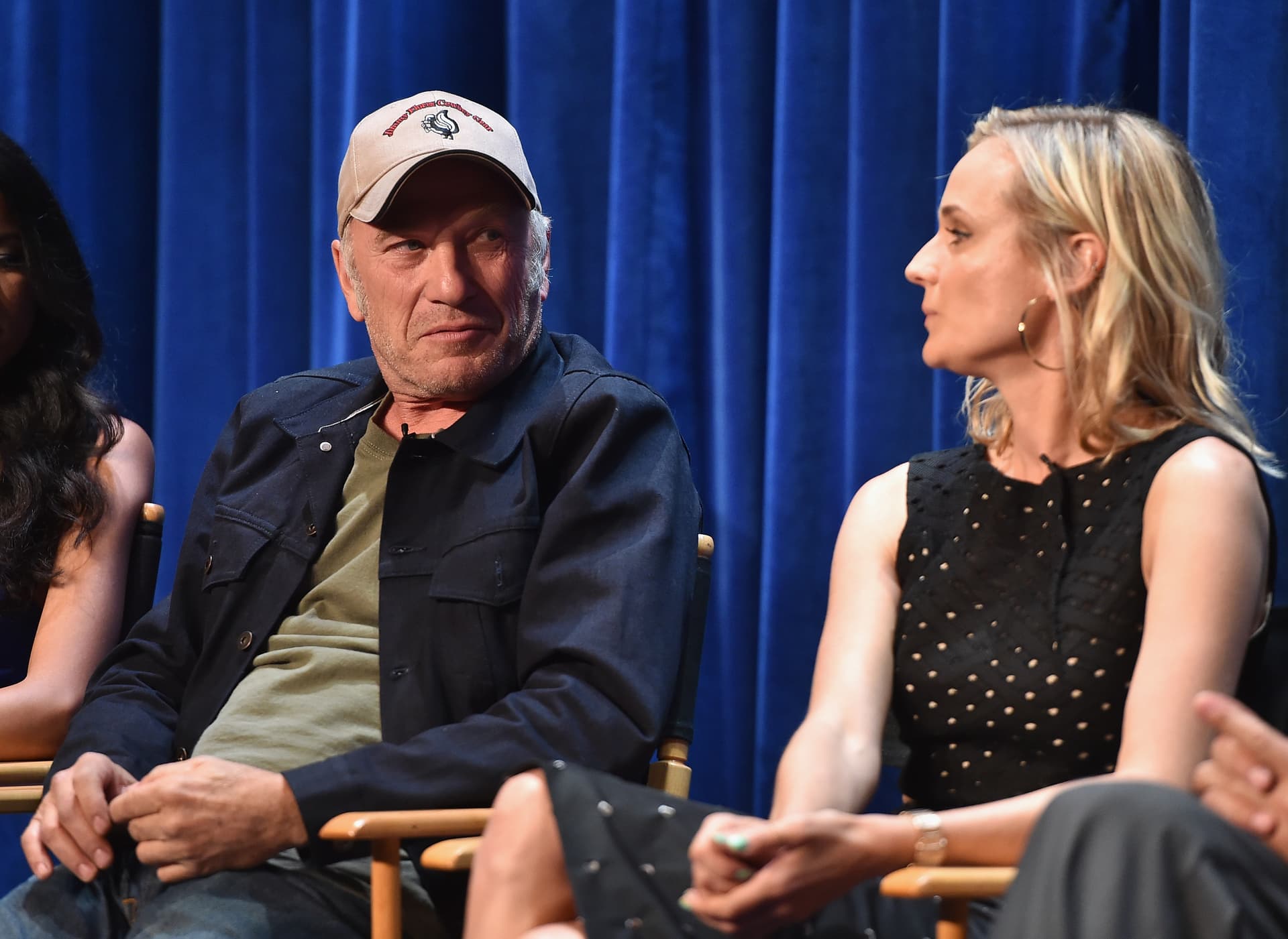 Actors Ted Levine and Diane Kruger at The Paley Center for Media on June 24, 2014.