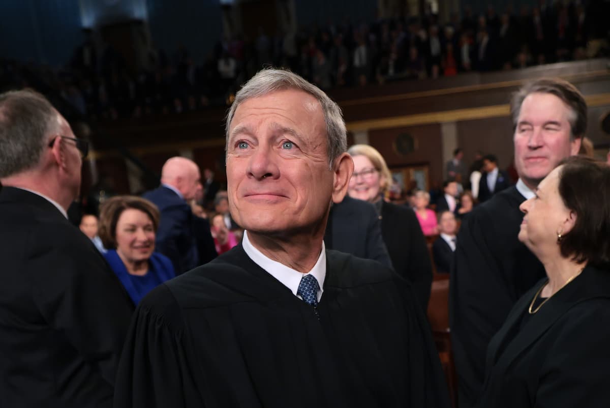Chief Justice Roberts at the Capitol on March 4, 2025. 