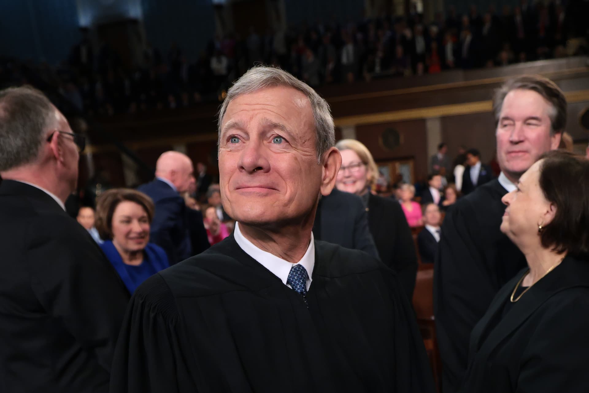 Chief Justice Roberts at the Capitol on March 4, 2025. 