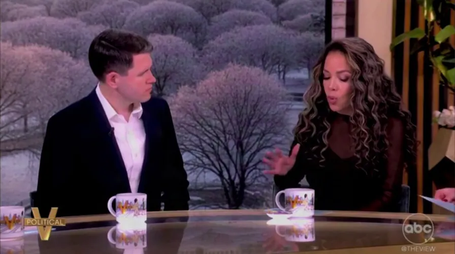 James Talarico appears on 'The View.' 