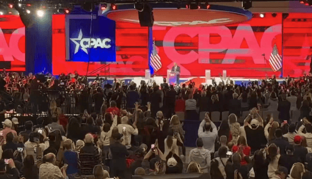 Remarks by the exiled crown prince of Iran, Reza Pahlavi, receive thunderous applause at the CPAC convention at Dallas on March 28, 2026.