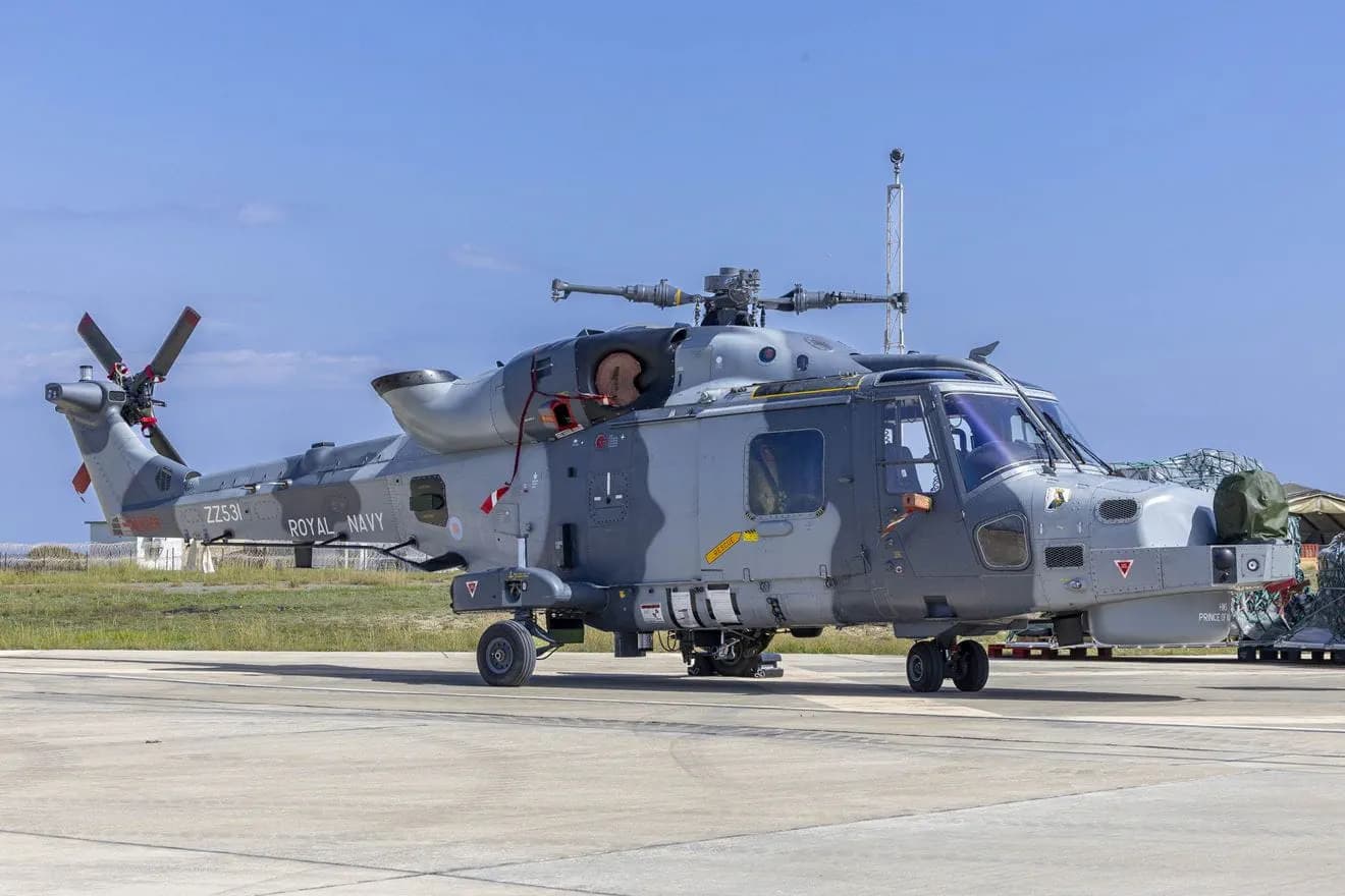Royal Navy Wildcats arrived in Cyprus on March 7, 2026, to bolster aerial defenses as Iran retaliates against America's attack on the Islamic Regime's leadership.