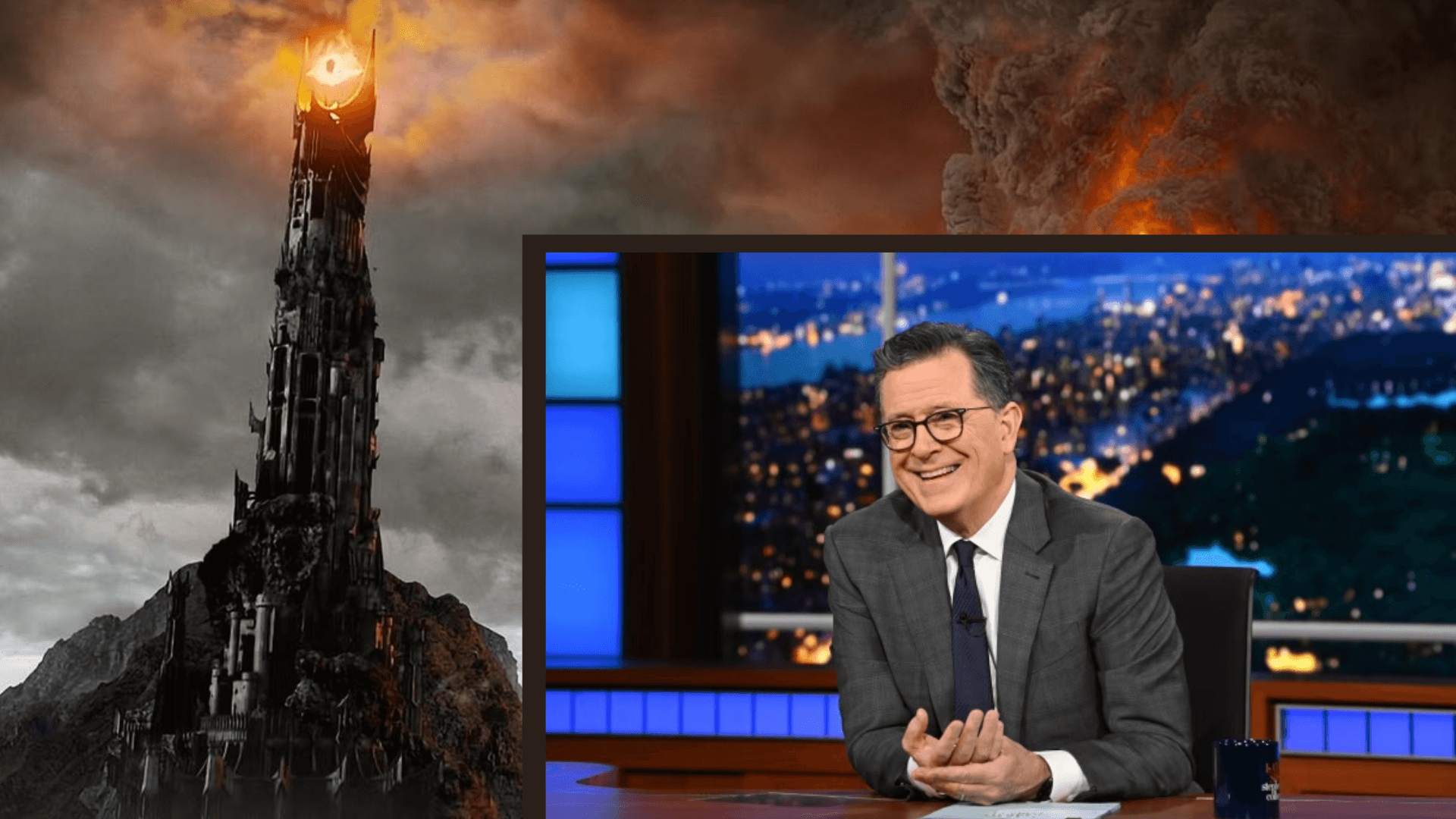 The anti-Trump comedian Stephen Colbert has been announced as the co-writer of a new 'Lord of the Rings' film produced by Peter Jackson.