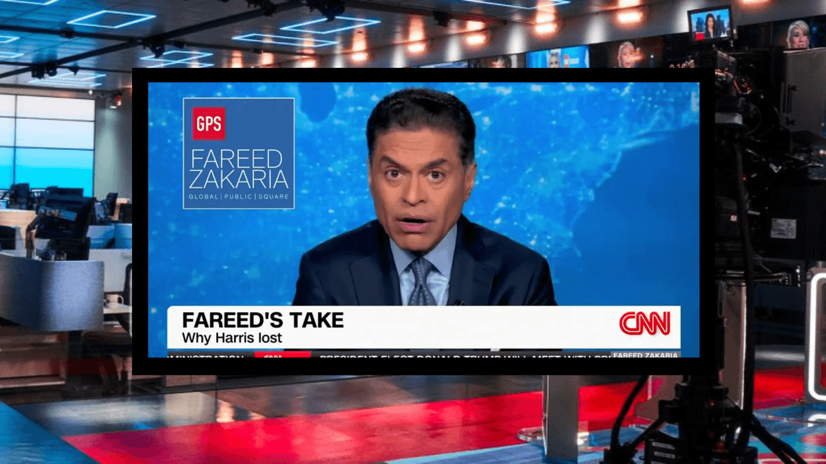 President Trump's lawsuit against CNN involved, in part, remarks made by the anti-Trump CNN news personality Fareed Zakaria. 
