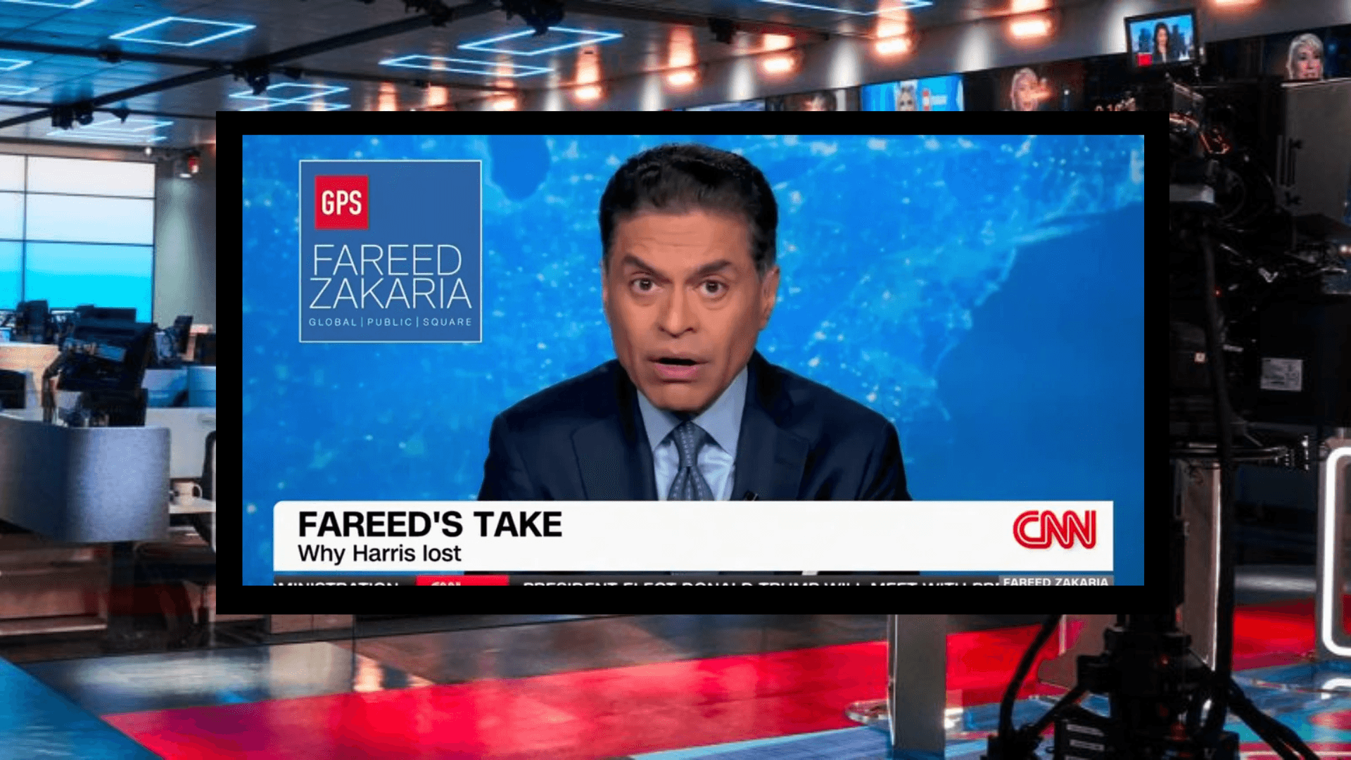 President Trump's lawsuit against CNN involved, in part, remarks made by the anti-Trump CNN news personality Fareed Zakaria. 