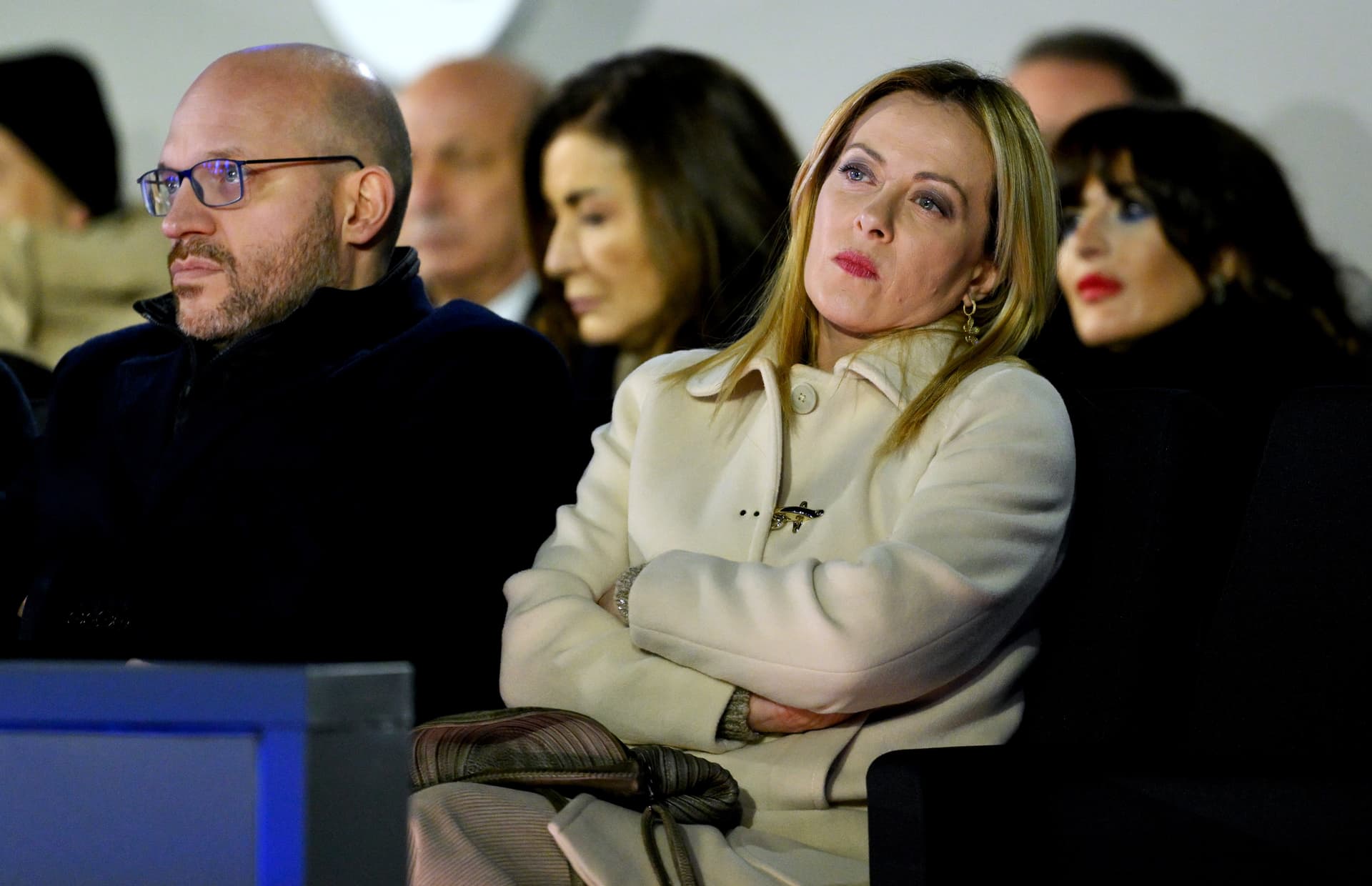 Prime Minister Giorgia Meloni on March 06, 2026 at Verona, Italy.